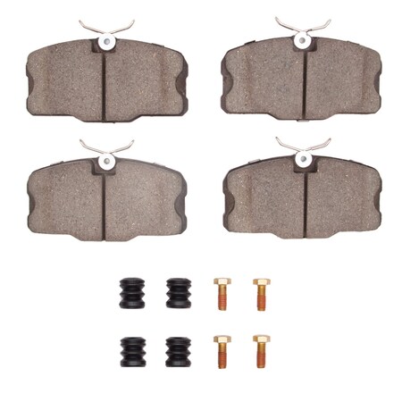 Dynamic Friction Co 3000 Semi-Metallic Brake Pads Hardware Kit, Low Dust, 100% Copper Free, 100% Asbestos-free, Front 1311-0425-01